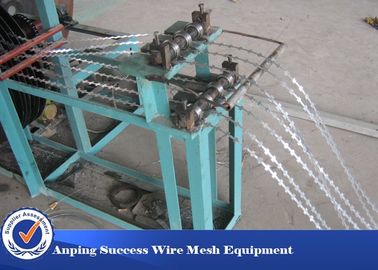 চীন নিরাপত্তা বেড়া উৎপাদন জন্য 80-100kg/h Concertina তারের তৈরীর মেশিন সরবরাহকারী