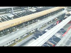 কাস্টমাইজড রঙ / আকার 80x100 মিমি গ্যাবিয়ন মেশ মেশিন বুনন জালের জন্য